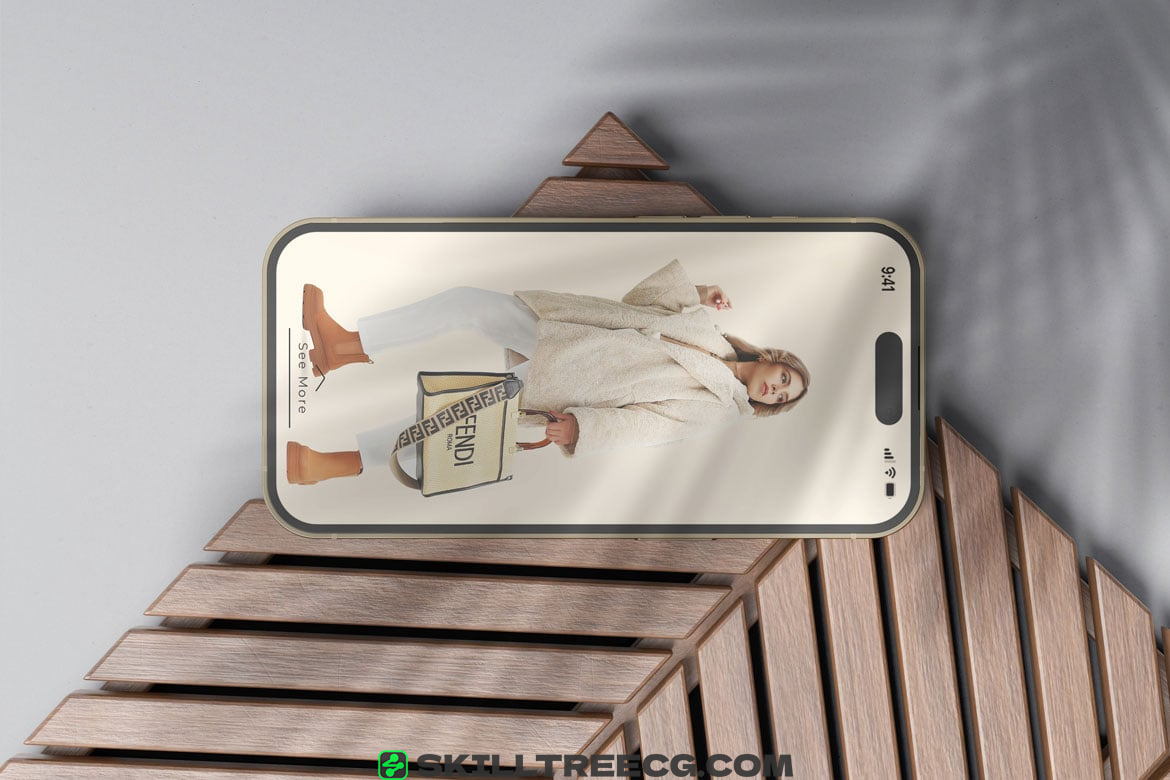 图片[5]-Phone 14 Pro Mockup（193276）-技能树